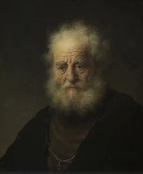 Study of an Old Man with a Gold Chain